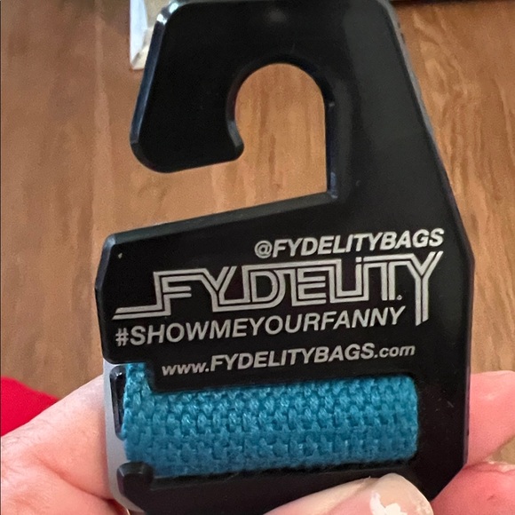 ( 0316) Unisex Blue Tie-Dye Fanny Pack W/ WHT Horse Art - Picture 6 of 16